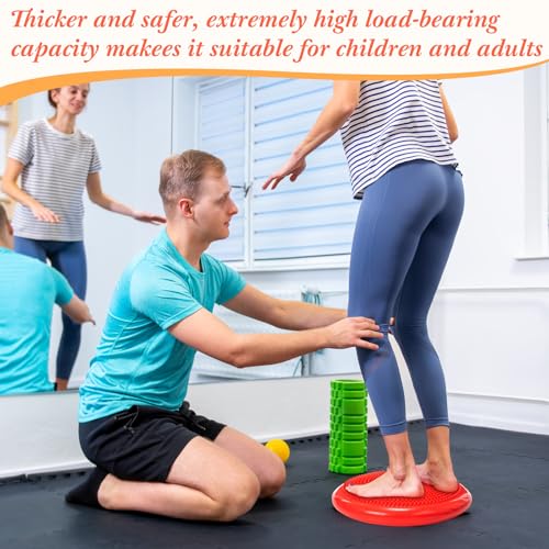 Image of Libima 4 Pcs Wiggle Seat for Kids Inflated Wobble Cushion