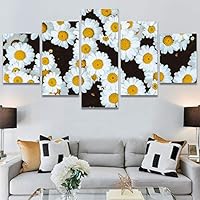 SIGNWIN 5 Panel Canvas Wall Art Modern Art for Home Decorations Ready to Hang - 60