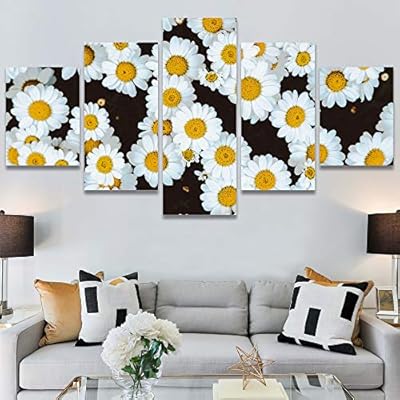 SIGNWIN 5 Panel Canvas Wall Art Modern Art...