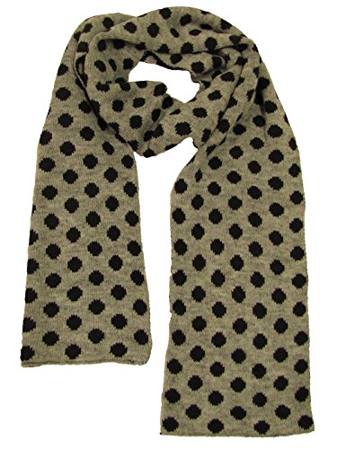COUVER Womens Ladies Dots Long Warm Winter Reversible Scarves2