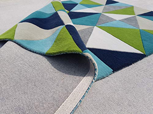 Image of Soft Pure Woolen Modern Collection Tufted Carpet for Living Room,Bedroom'Kitchen and Hall (10 X 14) Feet