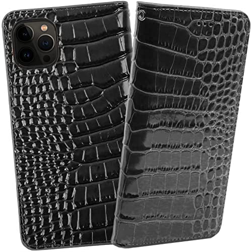 クロコダイルレザー ケース ブラック Amazon.co.jp: [クロコダイル x 牛革] iPhone14 Pro apple ReZuell