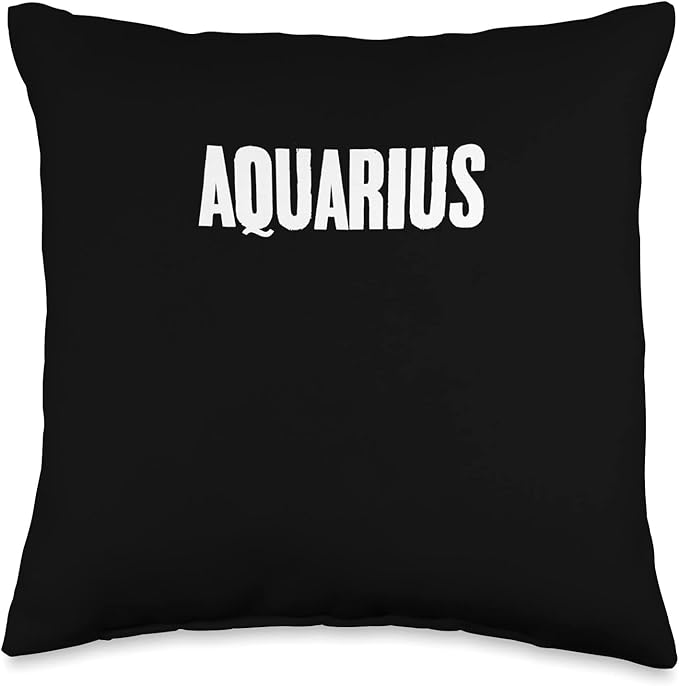 Astrological Sign Water Bearer Horoscope Astronomy Throw Pillow