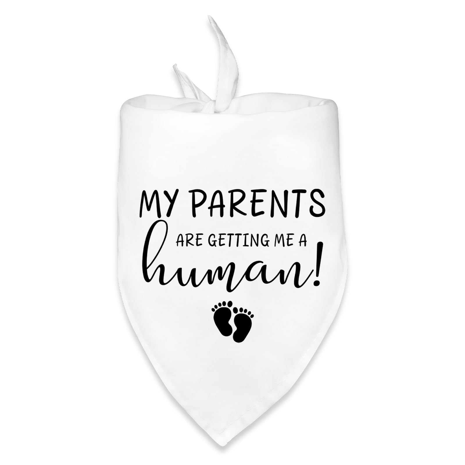 Dog Bandana Pregnancy Announcement Apparel & Accessories My Parents are Getting ME A Human! Pet Bandana Scarf Baby Reveal Photo Prop Dog Bandana