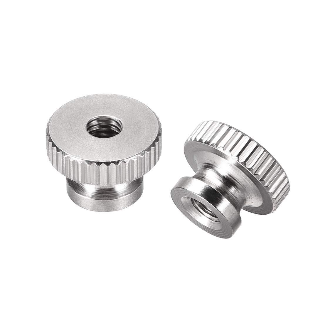 Uxcell Knurled Thub Nut, 10Pcs 4x0.7 304 Stainless Steel Round Knobs Fasteners For 3D - View #2