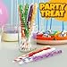 Fusion Select Crystal Rock Candy Sticks - Sweet Hard Sugar Lollipop Snacks with Strong Flavors - 12 Assorted Extra Large, Individually Wrapped Candies - Colored Buffet Treats & Party Favors for Kids
