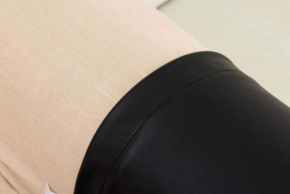 Housse D'Accoudoir En Cuir PU Impermeable Antidérapante - Blanc