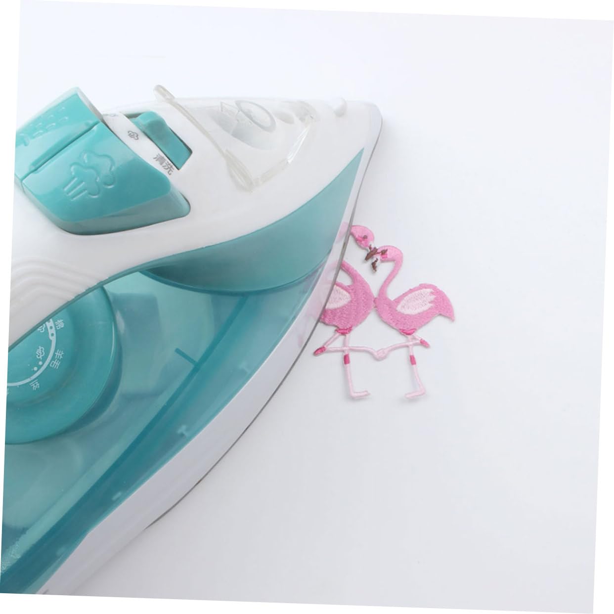 OSALADI 5 Set Toppe Termoadesive Flamingo Per Abbigliamento Accessori Da Applicazioni Ricamate Per Borse Tessuti Facile Da Cucire Decorare 10 Pezzi * 5