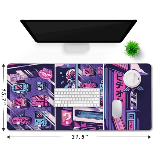 Japanese Comic Large Gaming Mouse Pad
