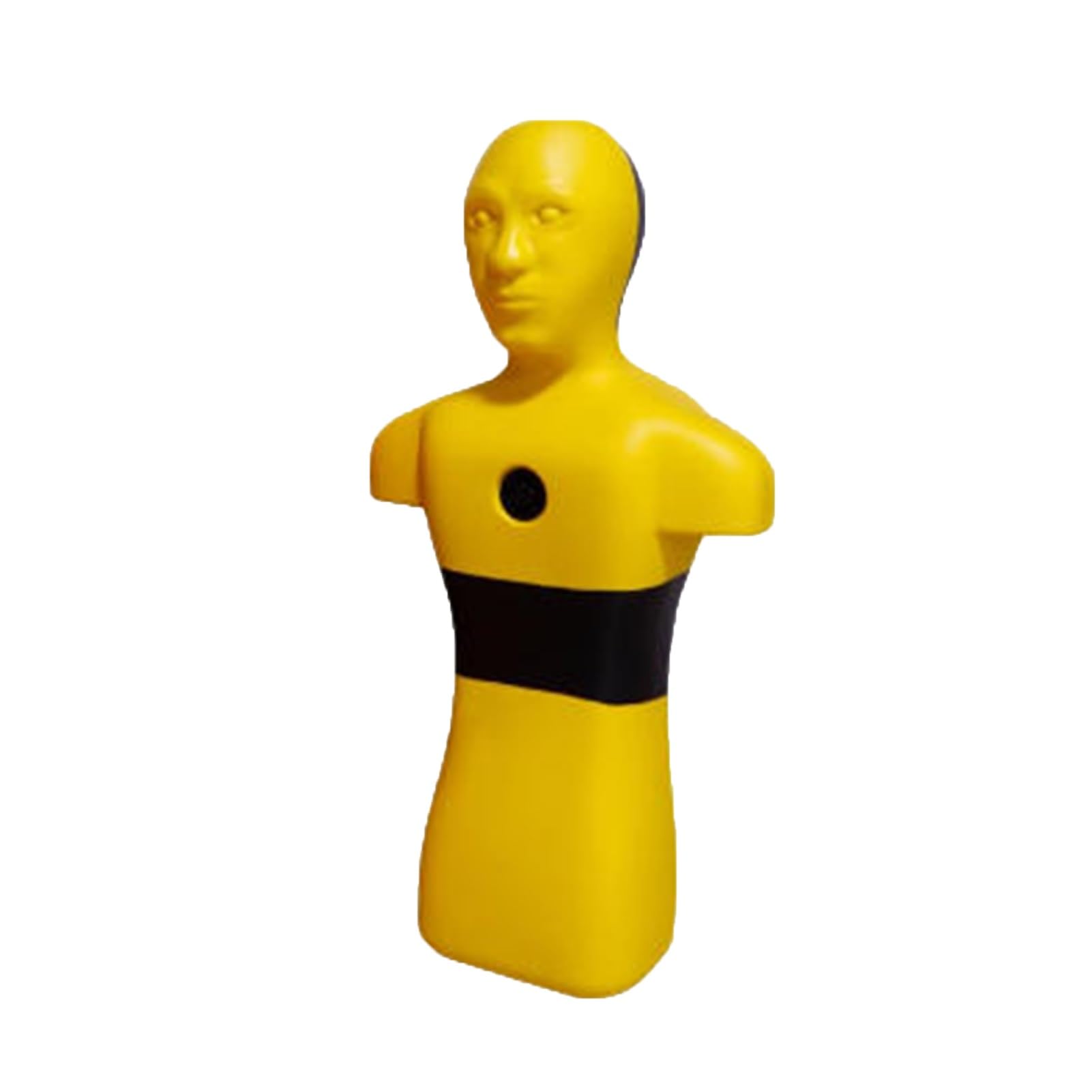 Manekin Do Ćwiczeń Ratownictwa Wodnego, Plastikowy Model Z Przeciwwagą I 3 Otworami Wlotowymi Wylotowymi, Holowania W Basenie(Yellow)