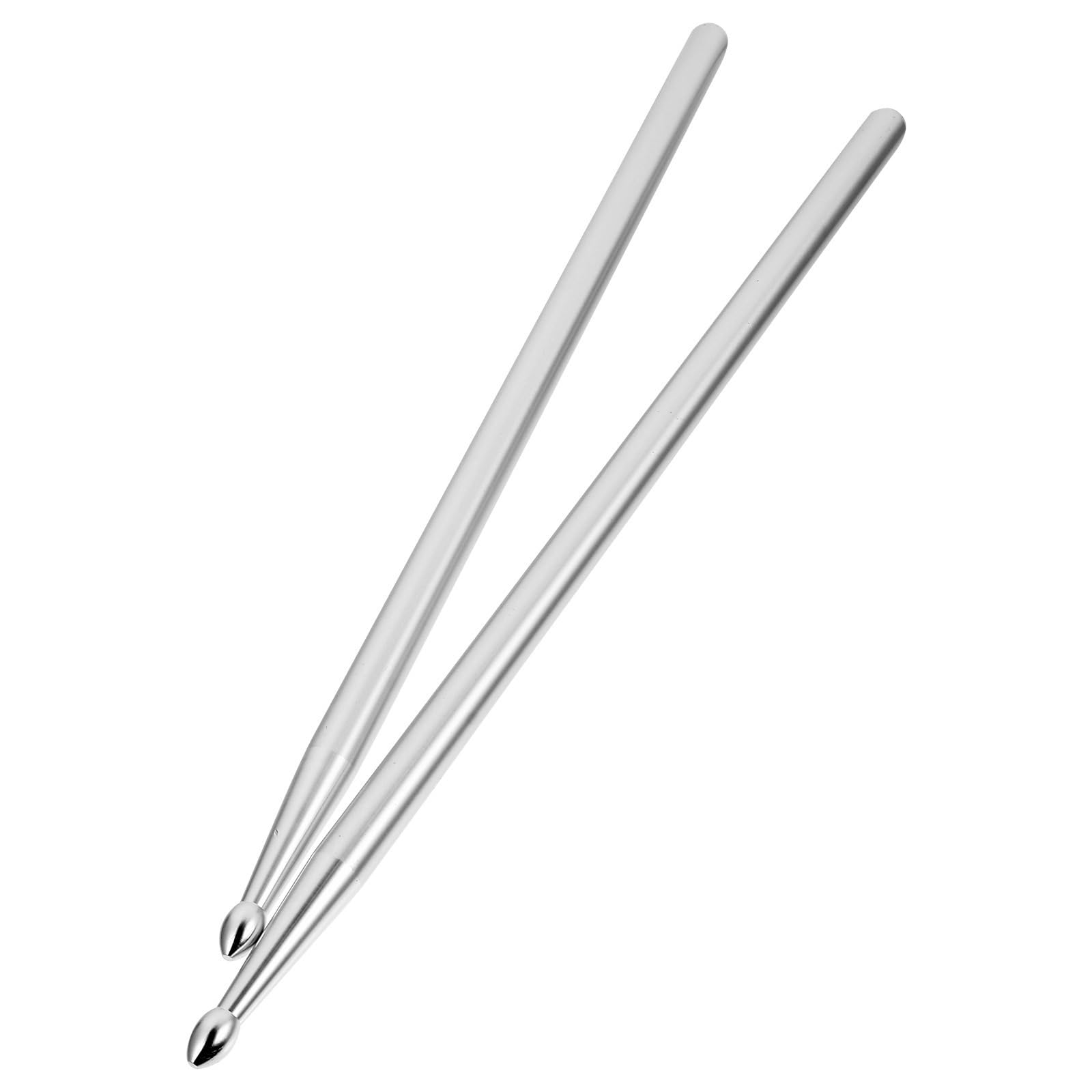 TrommelstöCke Drum Stick Solid Sticks Practice Metal Drumstick Percussion Drumming Gear and Accessories for Students Tool 5A Aluminum Alloy FüR Schlagzeug