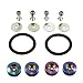 JDMSPEED Neo Chrome Universal CNC Billet Bumper Trunk Quick Release Fastener Kit
