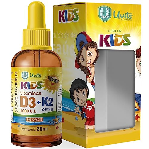 Vitamina D3 + K2 Kids 20ml 600 Doses - Uvits