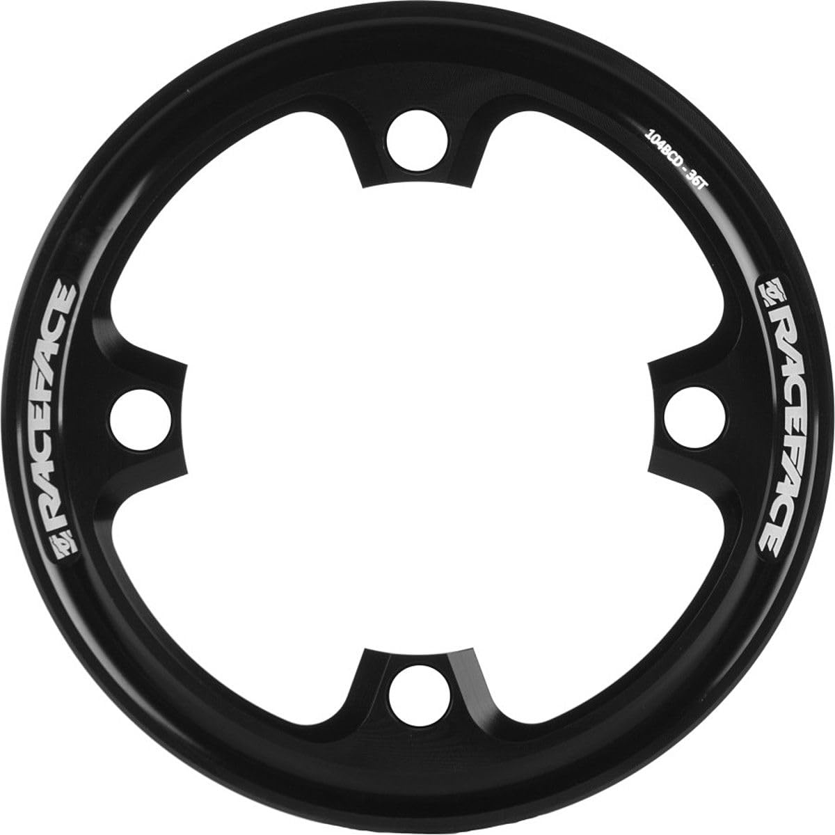 Amazon.com : RaceFace Offset Bashguard (Black, 104x32T) : Bike