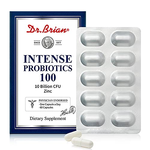 Dr.Brian Probiotics 10 Billion cfu Probiotics for Women Men Adults Constipation Relief Digestive Intestinal Health Immunity System