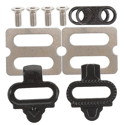 SUPVOX 1 Set Mountain Bike Self Locking Pedal Cleat Set Durable Bike Accessories for Easy Installation and Removal Compatible with System Material