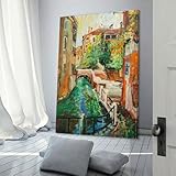 Facile da installare: un robusto gancio in metallo è fissato sul retro di ogni pannello. Molto leggero e facile da appendere. Perfetto per qualsiasi decorazione della casa.