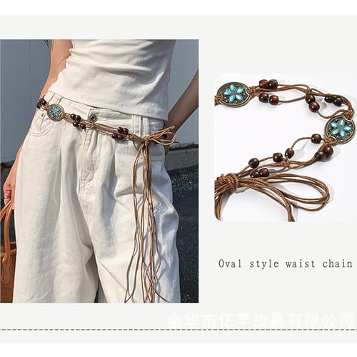 Bohemian Sytle Womens Rope Boho Waist Belt for dress4