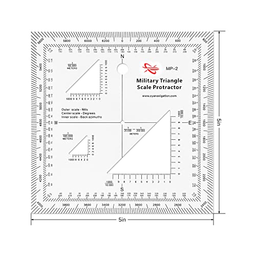 Map Protractor String Snapklik.com : Military Map Protractor Coordinate Scale Map For Land ...