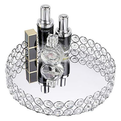 SUMTREE Crystal Makeup Tray for Organising Cover