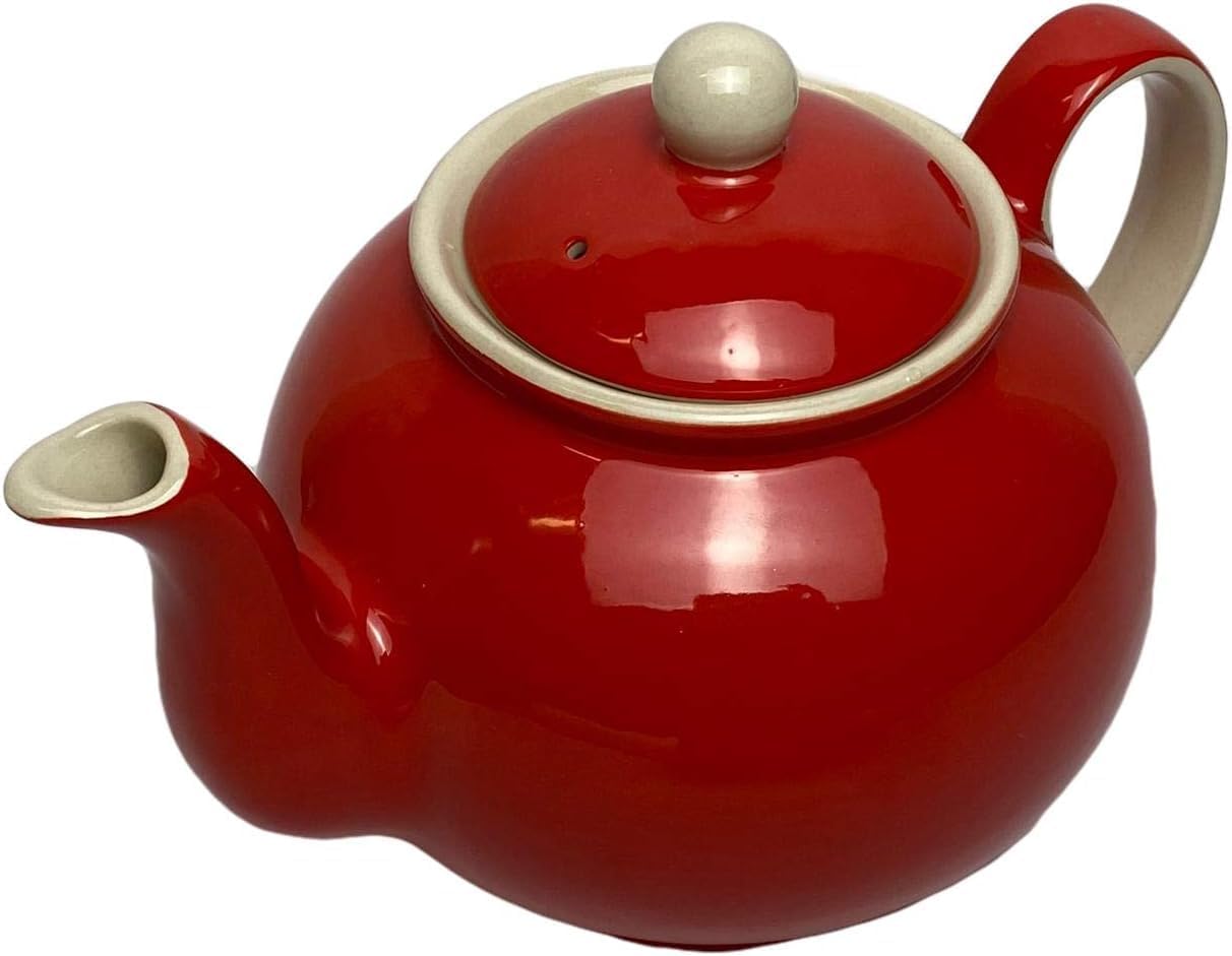 Windhorse Red Cameo Teapot Holds 2 Cups Amazon.co.uk Home & Kitchen