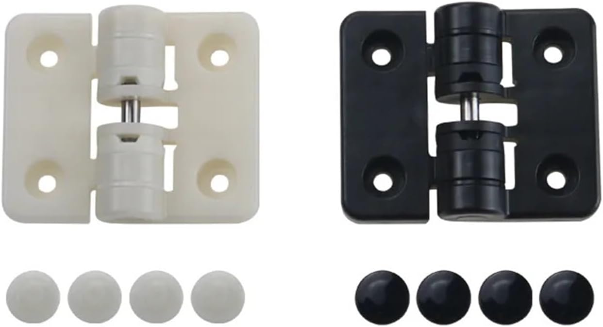 90-Degree Resin Damping Torque Hinges for Industrial Electrical Mechanical Positioning Hinges 1Pcs(Black)