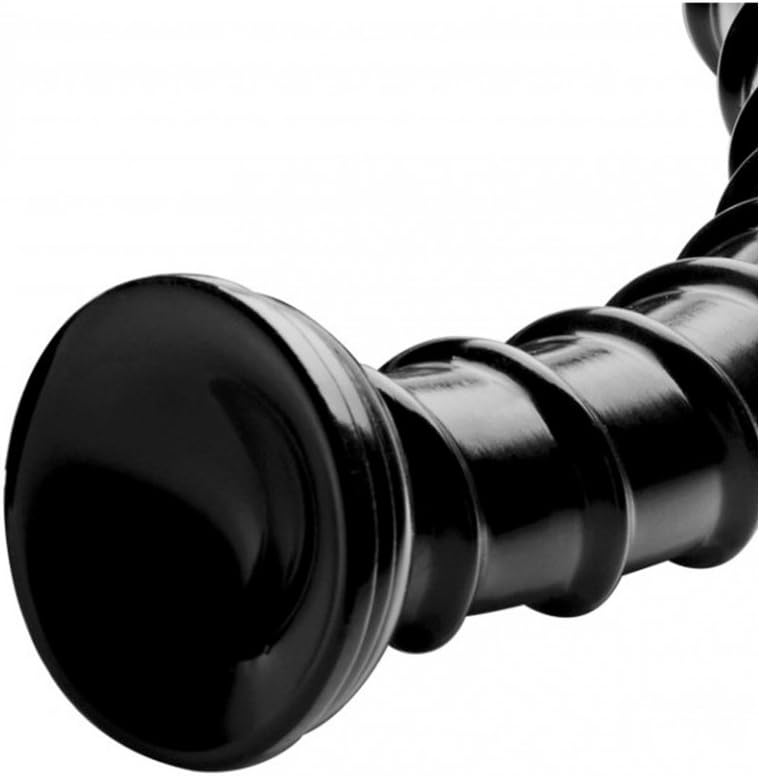 Hosed 18-Inch Swirl Silicone Dildo – Extra-Long Textured Dildo for Deep Anal Play – Flexible, Body-Safe Design Compatible with Fucking Machines