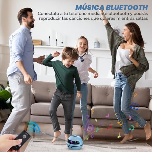 Máquina de saltear eléctrica para evitar el sedentarismo con música y luces 5