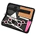Produktbild Friseurscheren, Haarschere Set, Haarschneideschere Scharfe, Licht Friseurscheren mit Einseitiger Mikroverzahnung, 6 Zoll 17 cm aus rostfreiem Edelstahl Perfekter Effilierschere für Damen und Herren