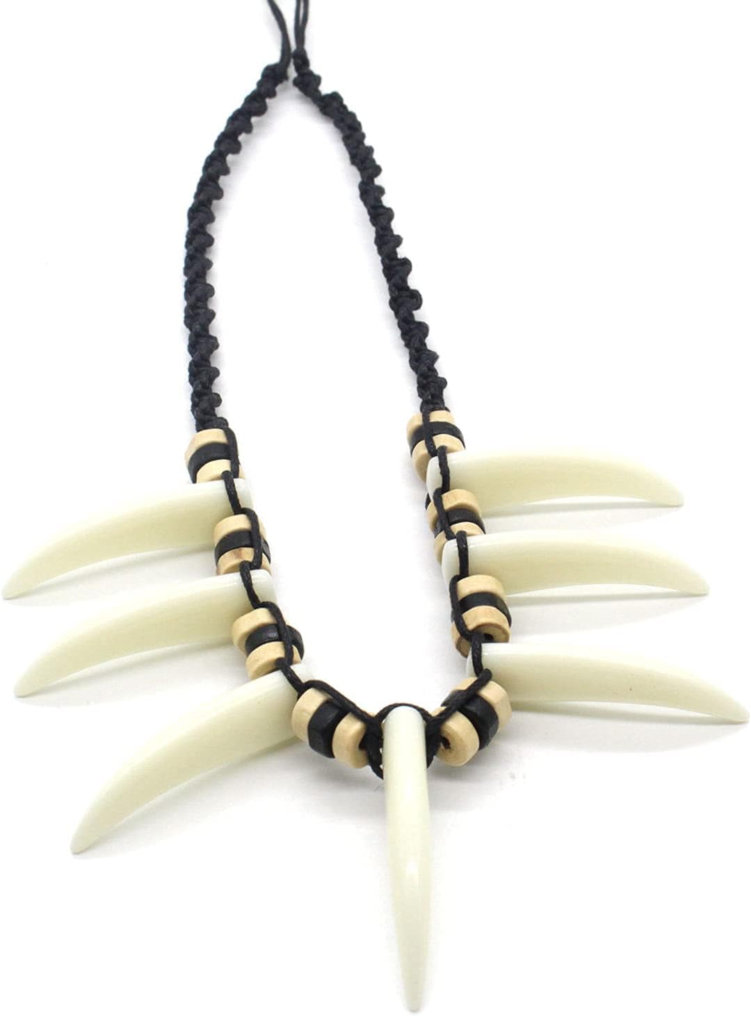 Jungle Caveman Necklace Prehistoric Necklace Bone Costume Accessory