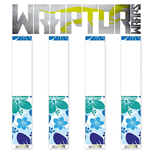 na-1 Wraptor Wraps Archery Arrow Wraps - Hawaiian Arrow Wraps - Half Wrap Design - Pack of 13-100mm Length - Medium Width