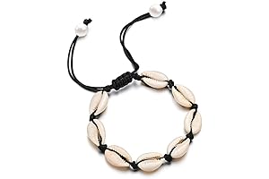 Shell Anklet Bracelet Natural Cowrie Beads Handmade Beach Foot Jewelry Hawai Style for Women