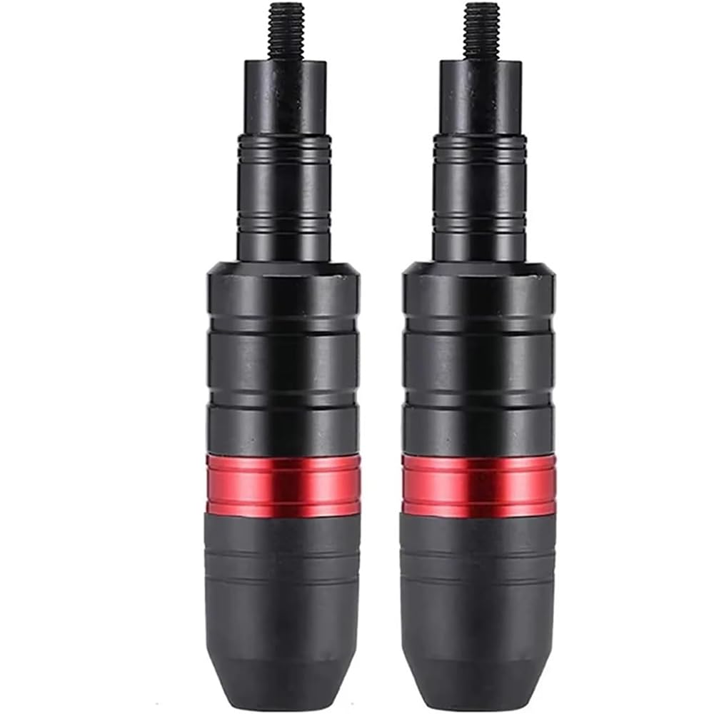 lxlfc Motorcycle Frame Sliders for Suzuki GSX1300R Hayabusa GSXR 1300, Exhaust Crash Protection Pad Fall-resistant Protector Engine Cover Guard Accessories,Red