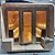 TaTalife Customize Square Barrel Outdoor Sauna Room, Traditional Wooden Steam Saunas, 220V HARVIA Electric Stove or Wood Burning Stove, 4-8 Person Canadian Red Cedar Wooden Sauna Kit (0-195 °F)