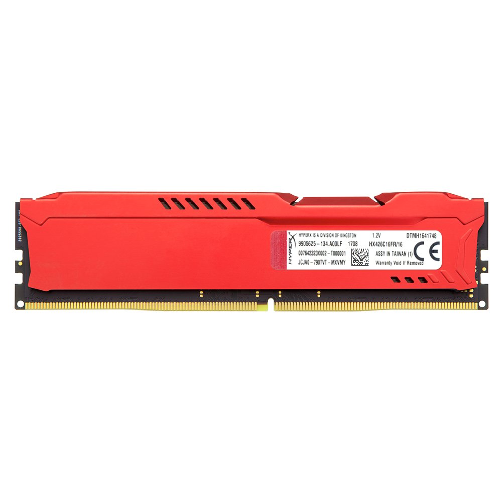 Kingston Technology HyperX FURY Red 16GB 2666MHz DDR4 CL16 DIMM
