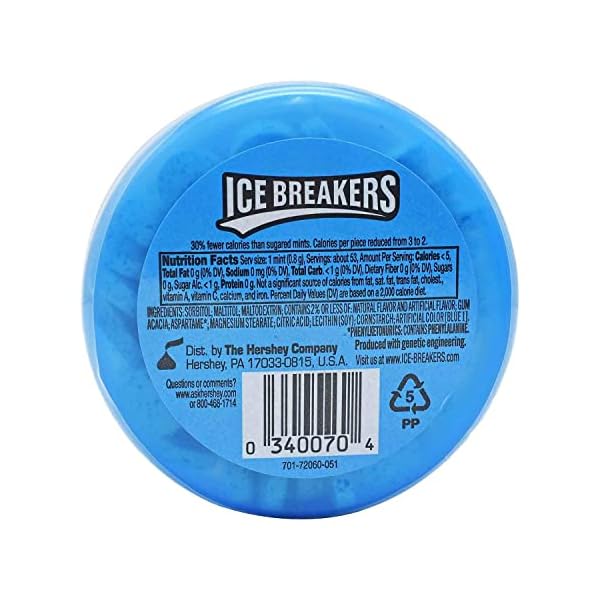 Ice Breakers Mints Cool Mint - Pfefferminz Bonbons, 1 Stück (8 x 42 g) – Bild 4