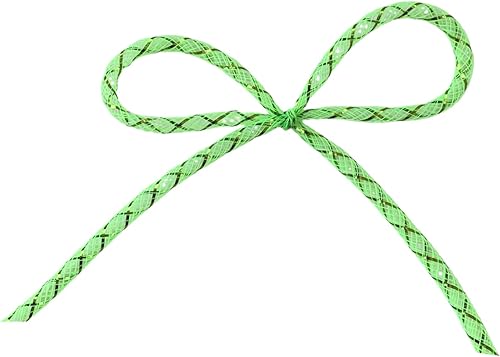 Miniatura 3 de Tubo de malla decorativa iridiscente rosa 0315in x 15 yardas día de San Valentín Pascua Navidad corona bricolaje artes y manualidades boda ramo lazos