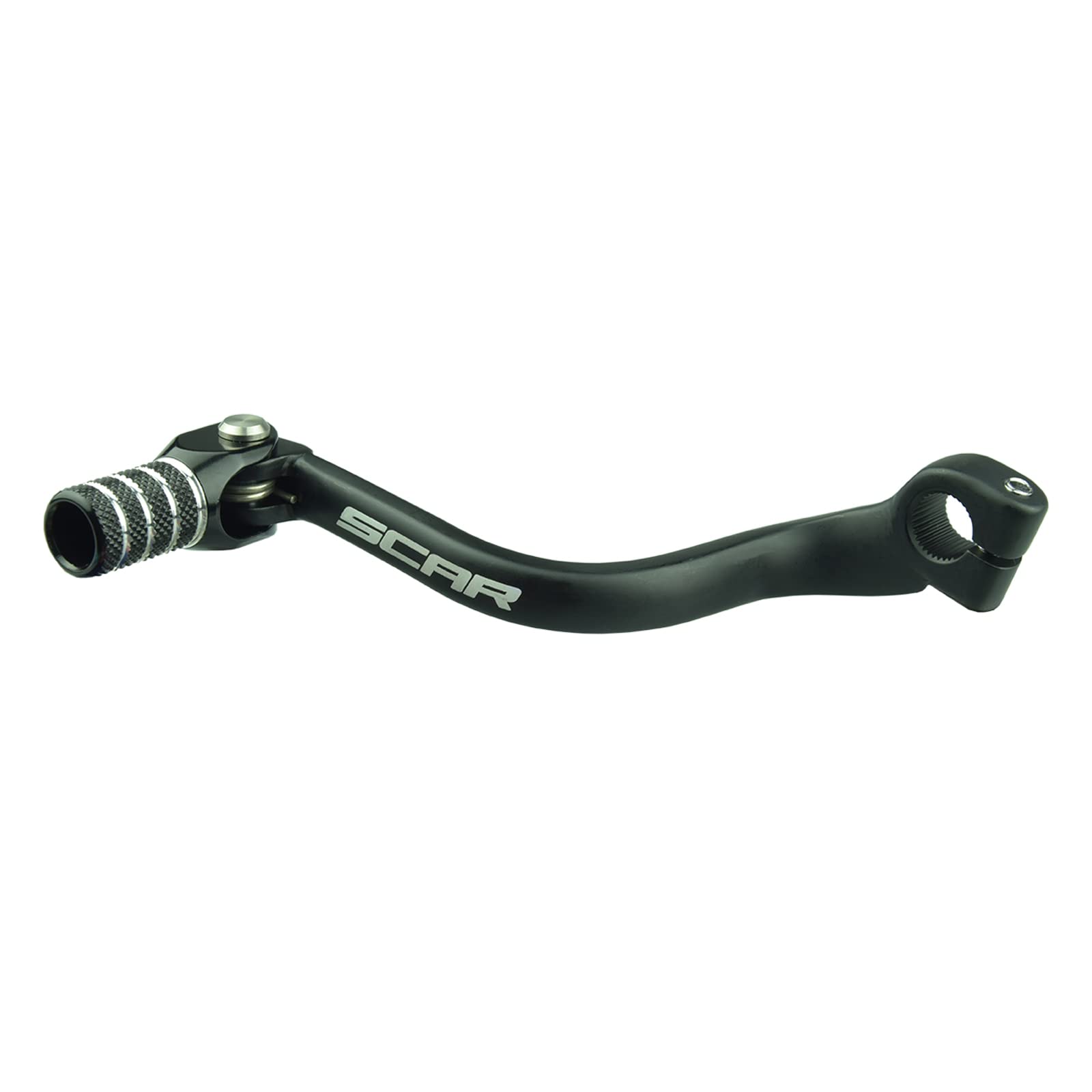 SCAR Leva Cambio in Alluminio Forgiato compatibile con KAWASAKI KX 125 94-02 KX 250 94-08 - Nero