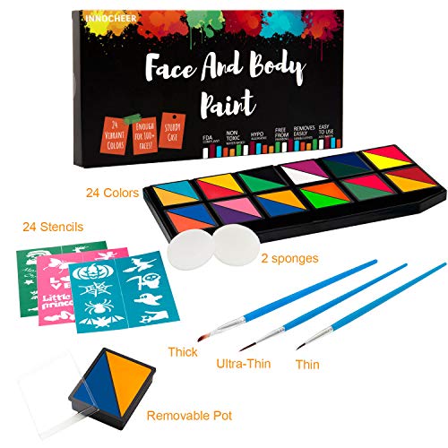 Innocheer Face Paint kit per bambini - 24 grande