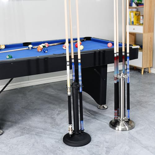 Support de queues de billard au sol pour 6 cannes et rangement de bar
