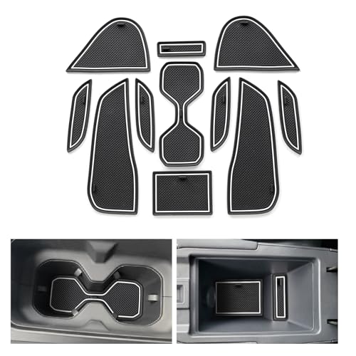Revêtements de console centrale Smabee pour Nissan Kicks 2024 2025 tapis de fente de porte x11