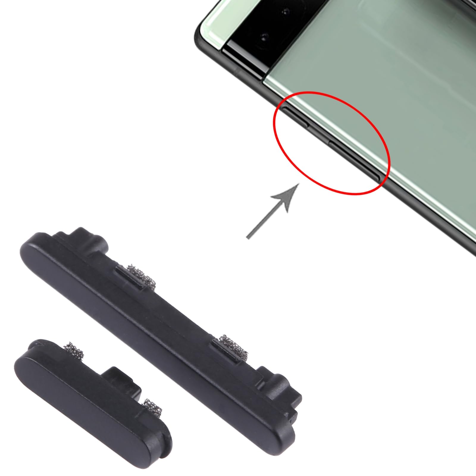 Amazon.co.jp: 携帯電話の交換部品 for Google Pixel 6a電源ボタン + 