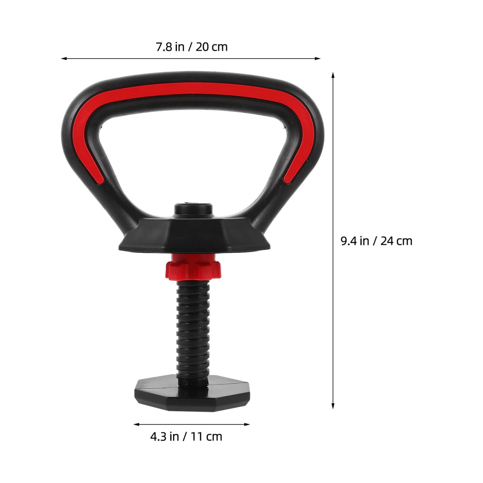 Kisangel Adjustable Kettlebell Grip Handle Durable Kettlebell Equipment for Strength Training Cardio Workouts Impact Resistant Design Easy to Clean Maintain for Beginners Athletes