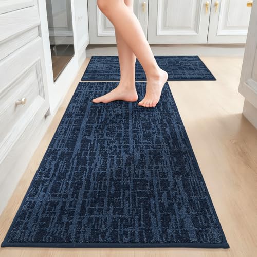 Cosy Homeer Kitchen Rugs - 2-Pack Non-Slip 20x32 & 20x48