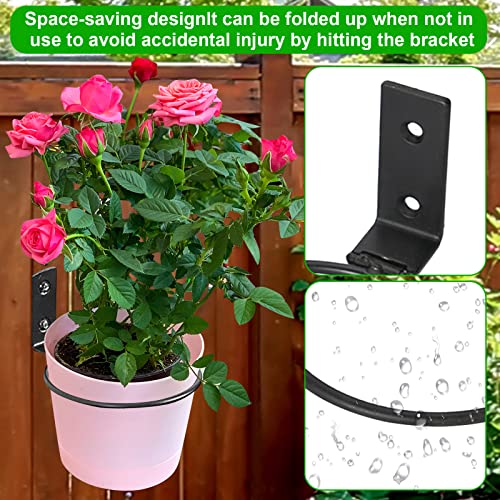 Nikou Eisen-Pflanzenhalter – Robust, Rostfrei, Ca. 35x27,5 Cm Für Balkon & Garten