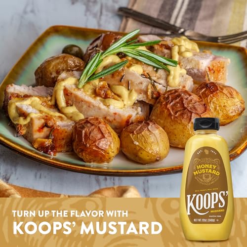 Image of Koops' Honey Mustard, 12 oz. Bottle, 4 Pack