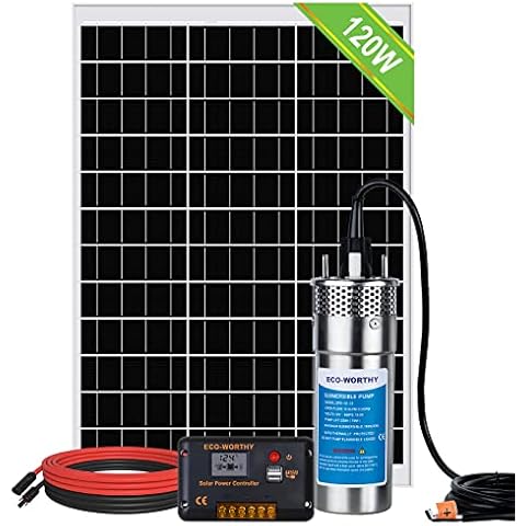 DCHOUSE 120W Solar Submersible Pump Kit Cover