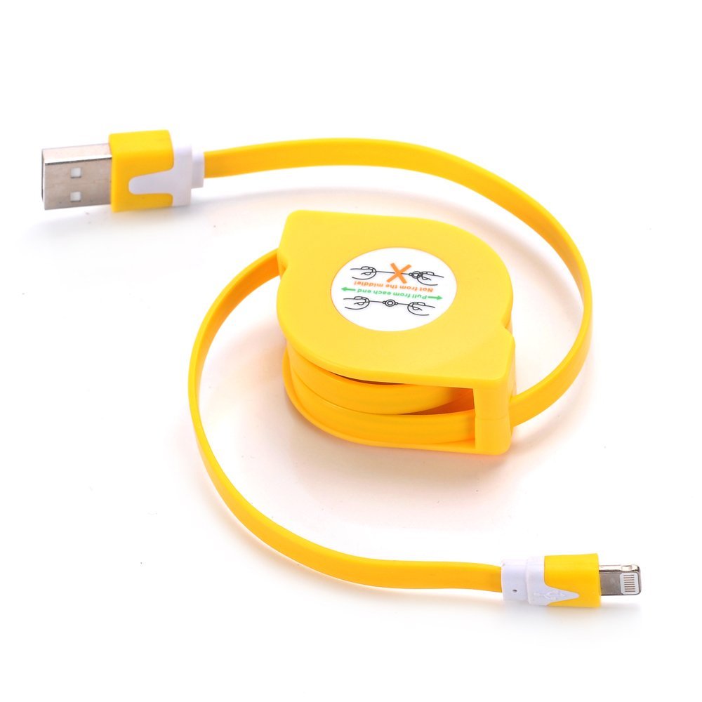 USB Cable Retractable Universal USB Charger Cable for iPhone 6s 6s Plus 5 5S 5C SE 4S 4