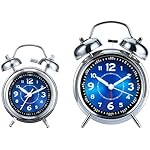 AKCISOT Retro Twin Bell Analog Alarm