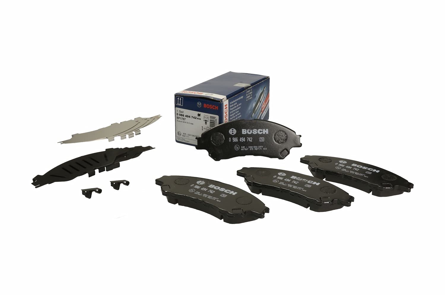 Bosch BP407 - Pastiglie Freno Anteriori Per Auto - Set Da 4 - Qualità Premium, Riduzione Polvere E Rumore, Certificazione ECE-R90 - 2